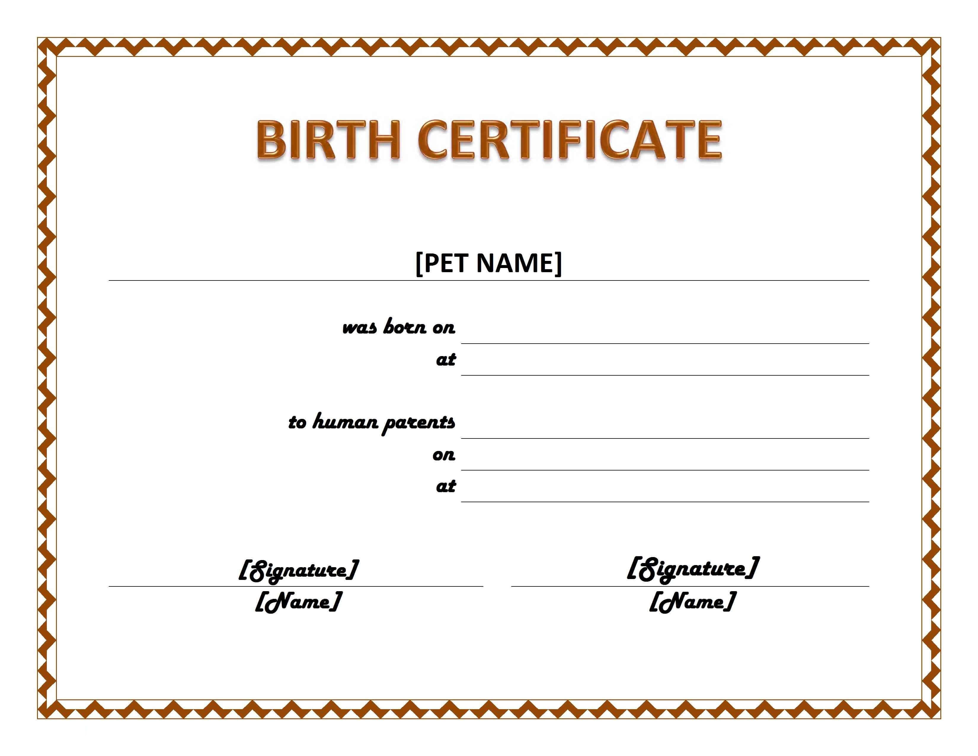 Certificates. Wonderful Official Birth Certificate Template With Regard To Official Birth Certificate Template