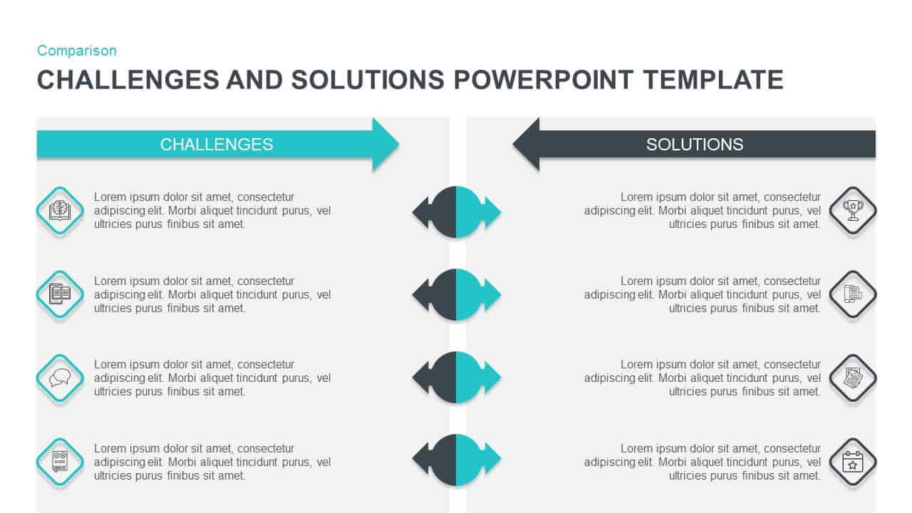Challenges & Solutions Powerpoint Template – Slidebazaar Within Powerpoint Template Resolution