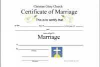 Christian Wedding Certificate Sample - Google Search throughout Christian Certificate Template