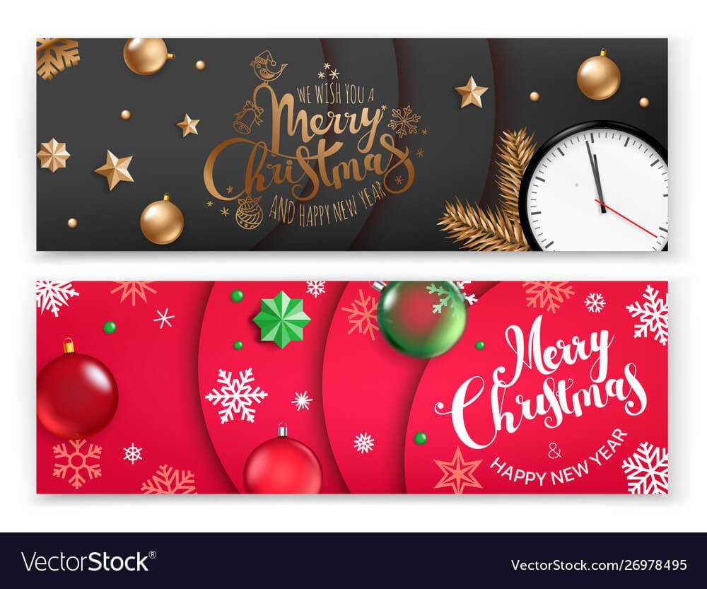 Christmas Banners Template Merry Christmas And For Merry Christmas Banner Template