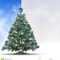 Christmas Card Template - Xmas Tree And Blank Space For Text throughout Blank Christmas Card Templates Free