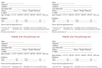 Church Visitor Card Template within Church Visitor Card Template
