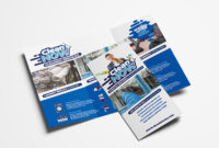 Cleaning Service Trifold Brochure Template In Psd, Ai in Cleaning Brochure Templates Free