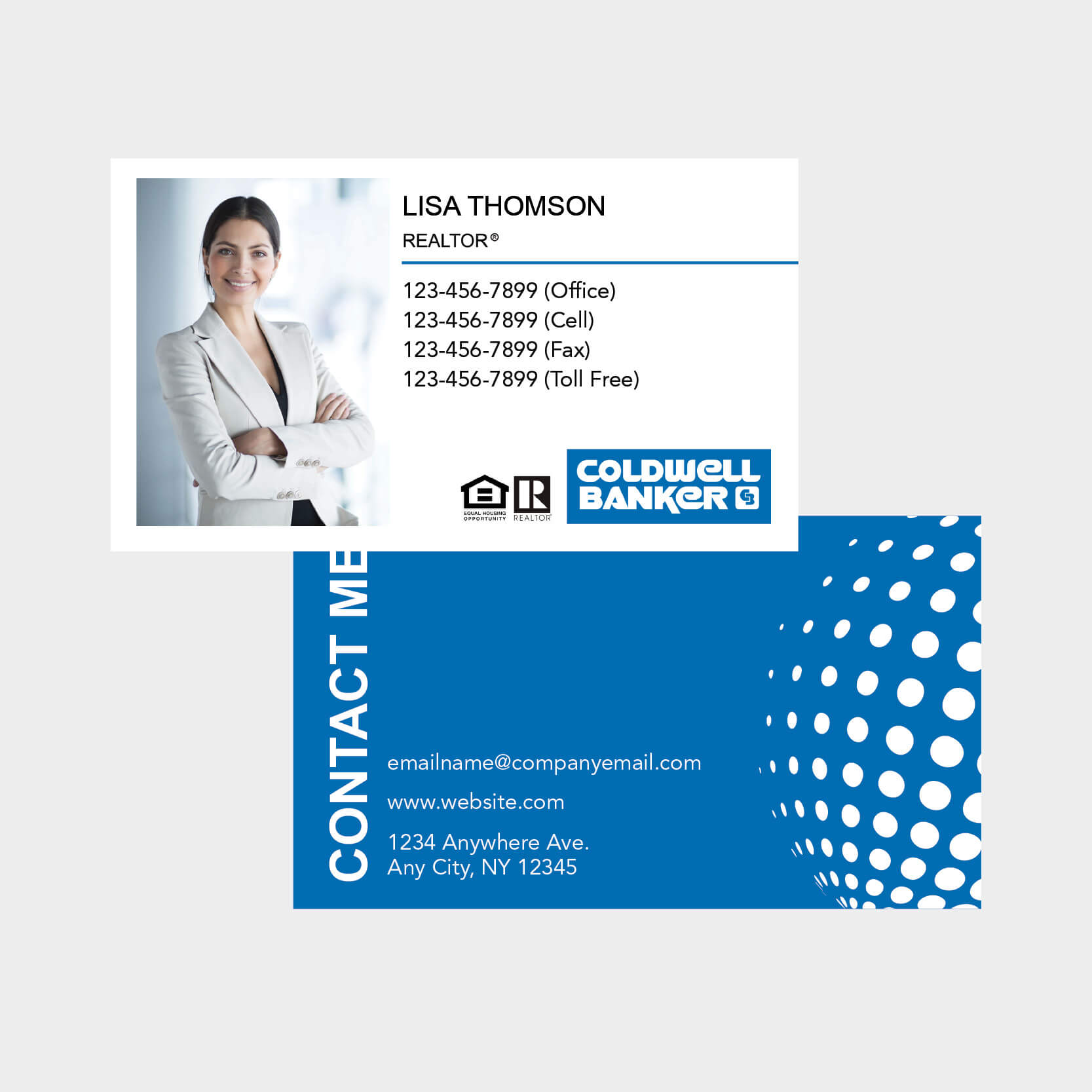 Coldwell Banker Business Card Intended For Coldwell Banker Business Card Template