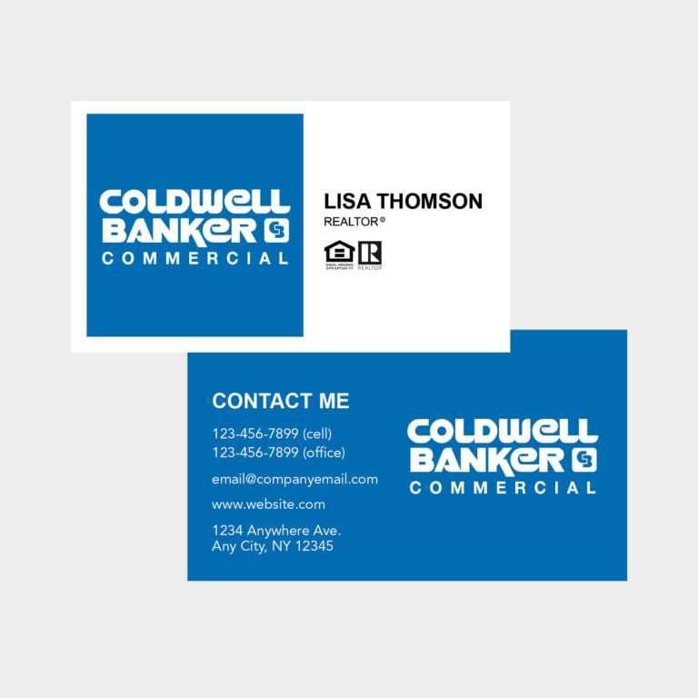 Coldwell Banker Business Card Template