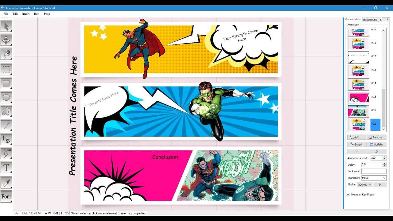 Comic Strip Template Throughout Comic Powerpoint Template