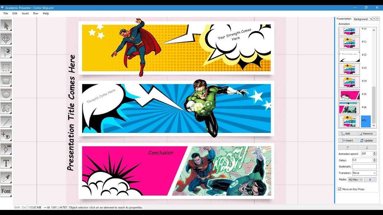 Comic Strip Template Throughout Comic Powerpoint Template