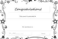 Congratulations Certificate Word Template - Erieairfair With regarding Congratulations Certificate Word Template