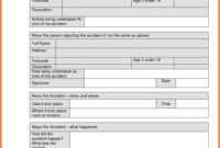 Construction Accident Report Form Sample | Report Template with Itil Incident Report Form Template