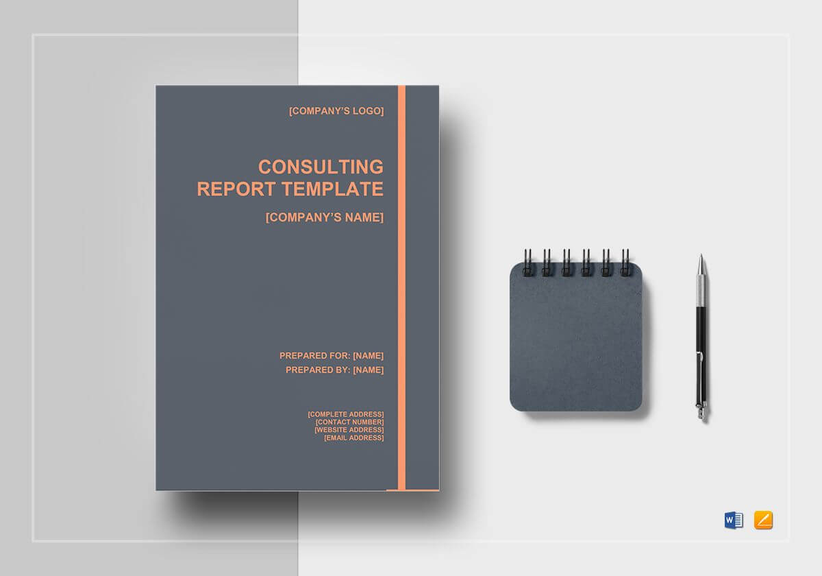 Consulting Report Template Within Consultant Report Template