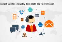 Contact Center Industry Powerpoint Template throughout Powerpoint Templates For Communication Presentation