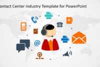 Contact Center Industry Powerpoint Template throughout Powerpoint Templates For Communication Presentation