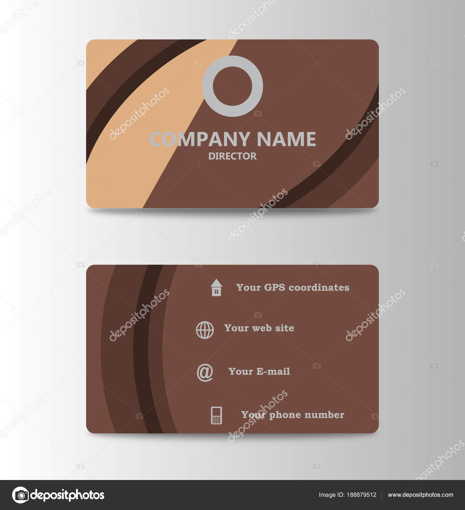 Corporate Id Card Design Template. Personal Id Card For Pertaining To Personal Identification Card Template