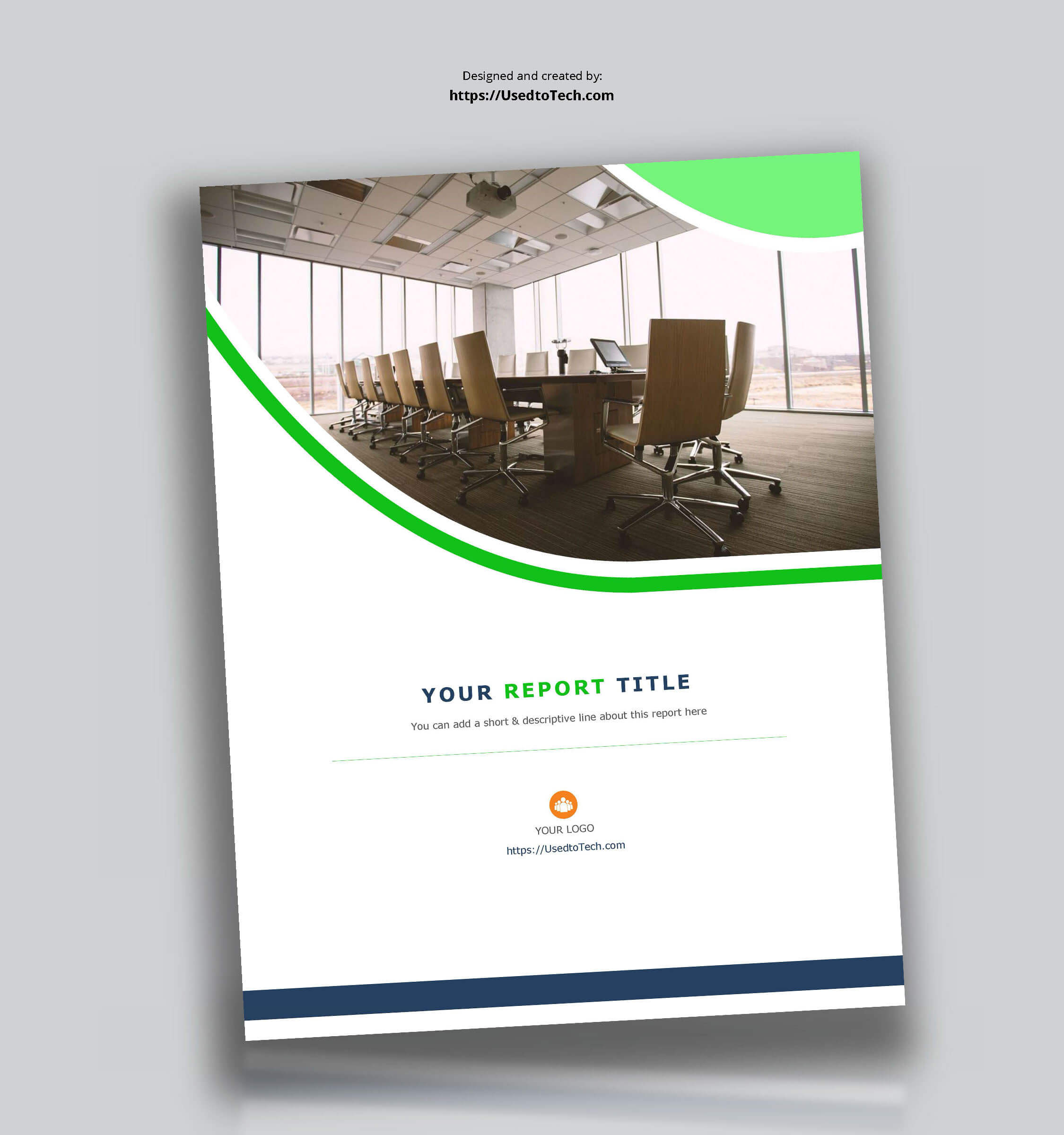 Corporate Report Design Template In Microsoft Word - Used To Regarding Microsoft Word Templates Reports