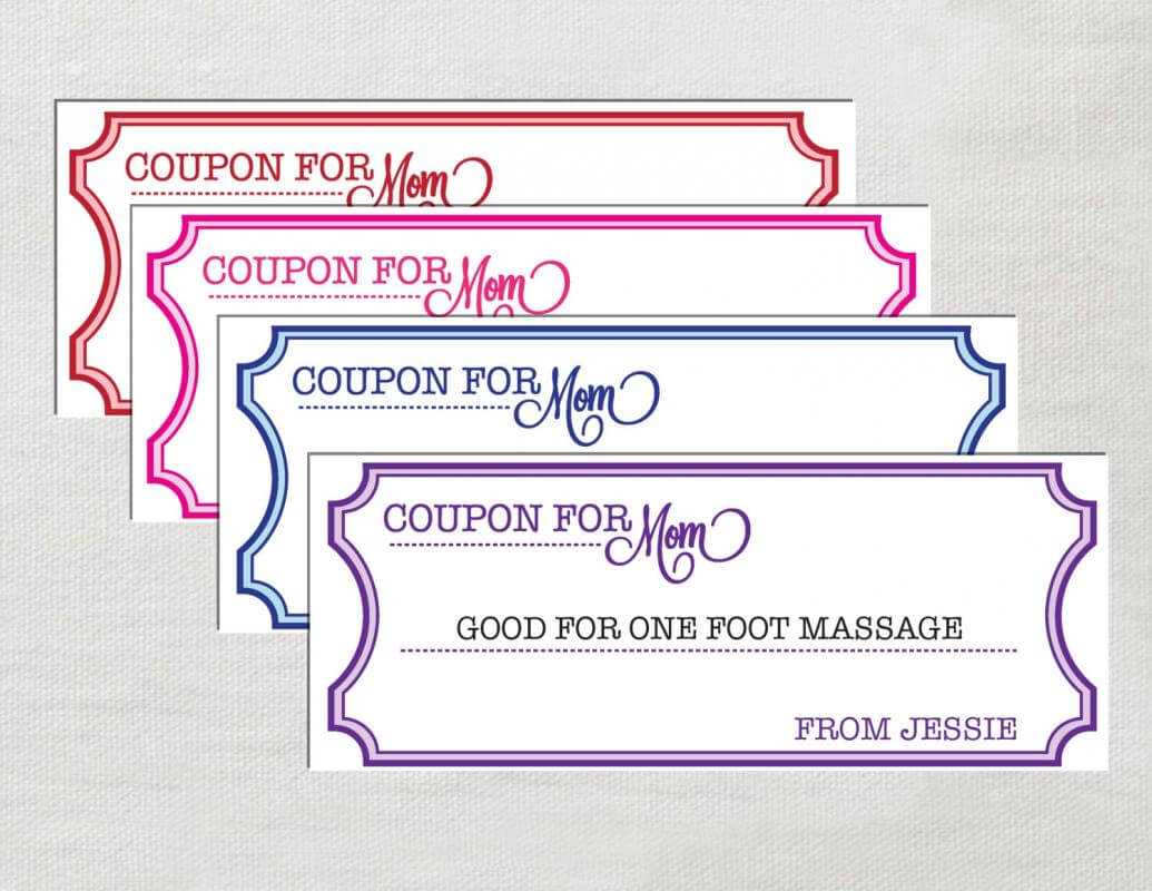 Blank Coupon Templates Printable Free