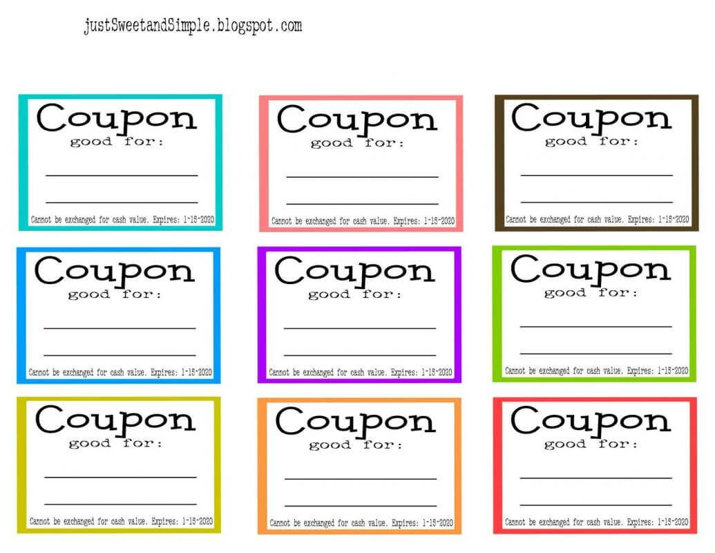 Coupon Template Word | Template | Mother's Day Coupons, Diy With Coupon Book Template Word