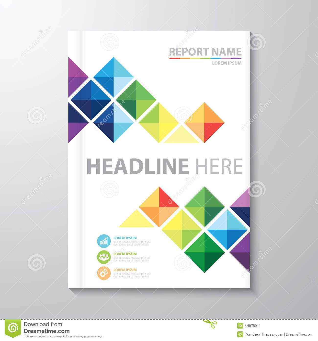 Cover Annual Report Stock Vector. Illustration Of Artwork In Report Front Page Template