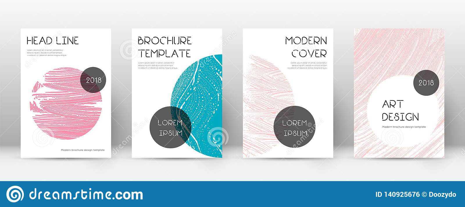 Cover Page Design Template. Trendy Brochure Layout Stock For Fancy Brochure Templates