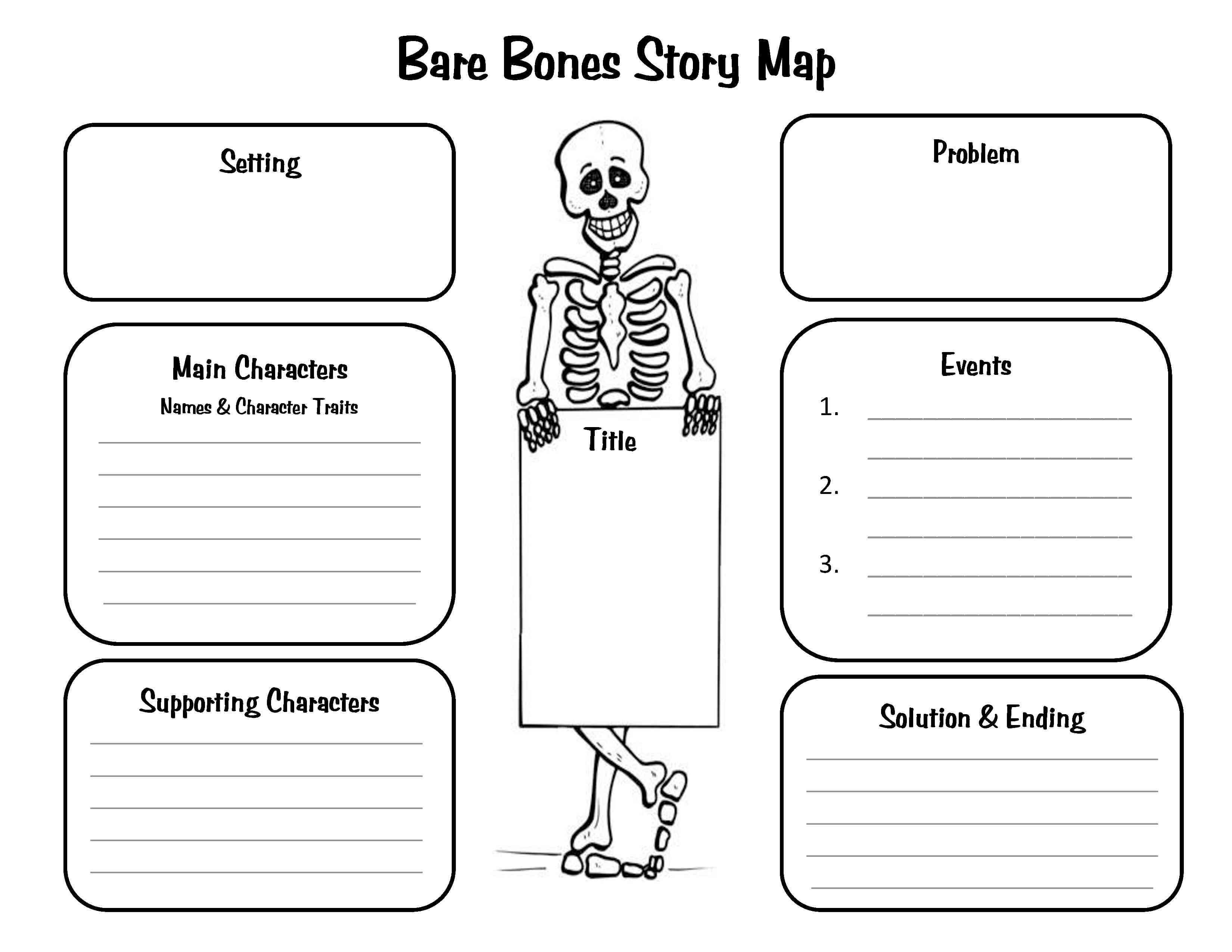 Crafty Symmetric Skeletons | Scholastic Regarding Story Skeleton Book Report Template