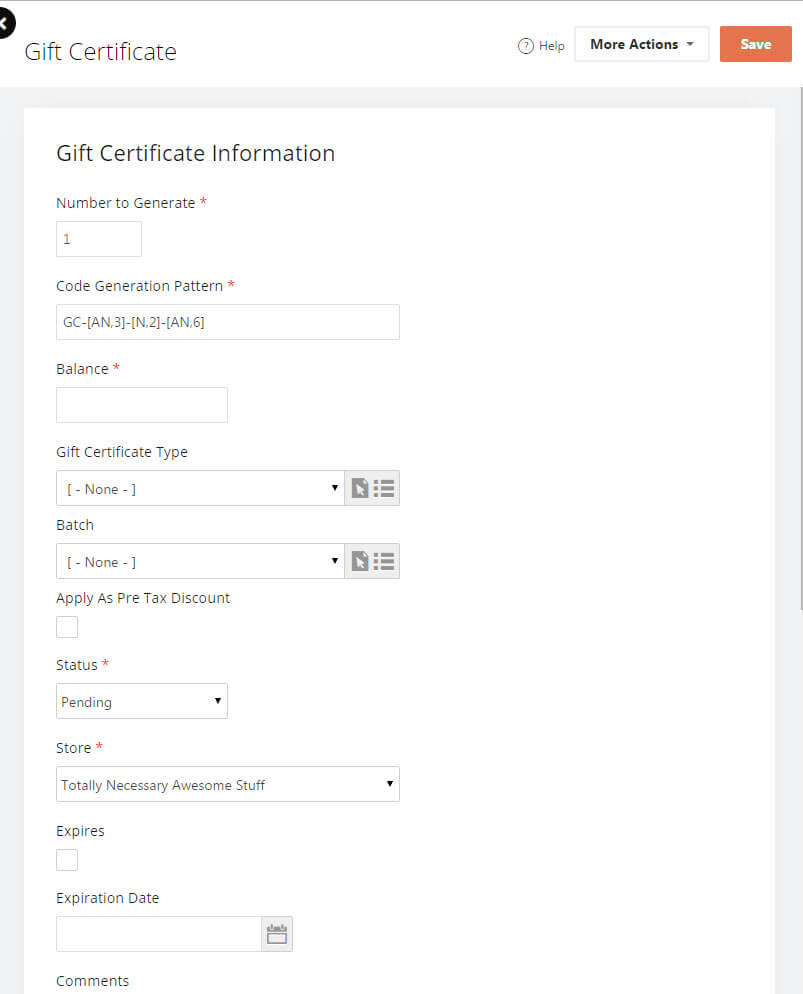 Create And Manage Gift Certificates – Knowledge Center With Gift Certificate Log Template