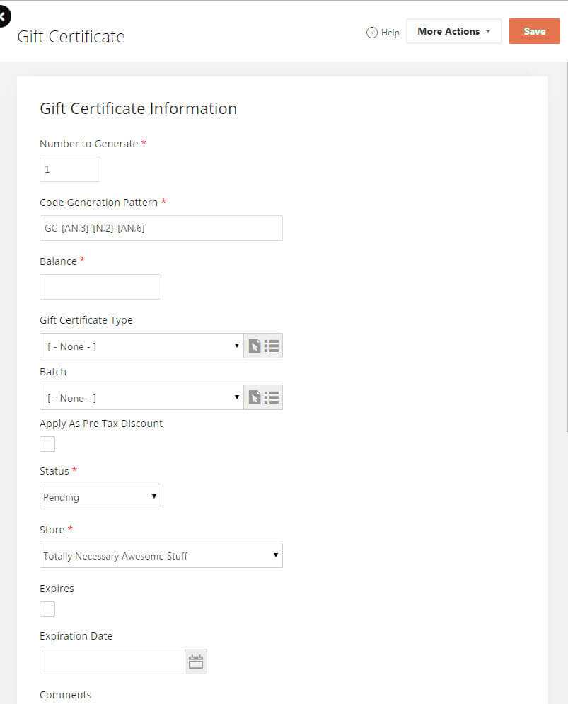 Create And Manage Gift Certificates – Knowledge Center With Gift Certificate Log Template