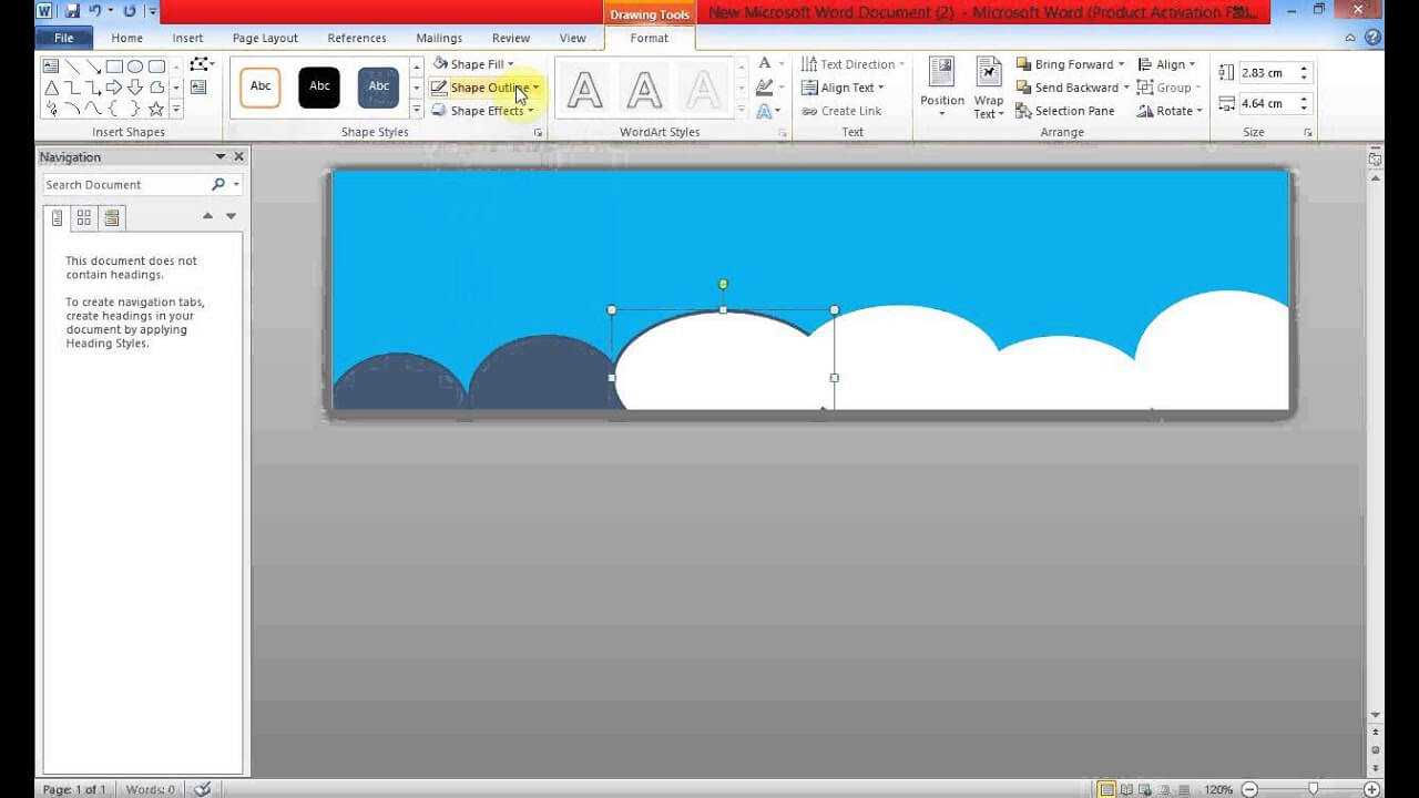 Create Banner Using Ms Word In Microsoft Word Banner Template