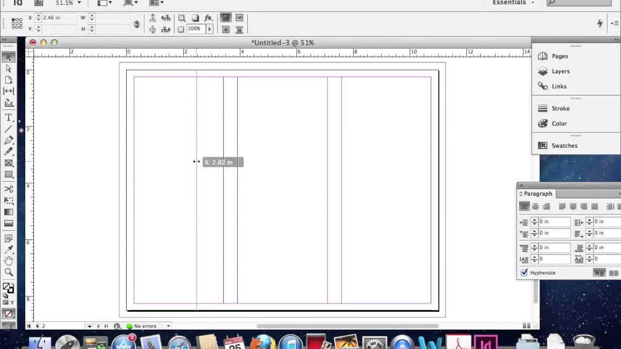 Creating A Trifold Brochure In Adobe Indesign For Adobe Indesign Tri Fold Brochure Template