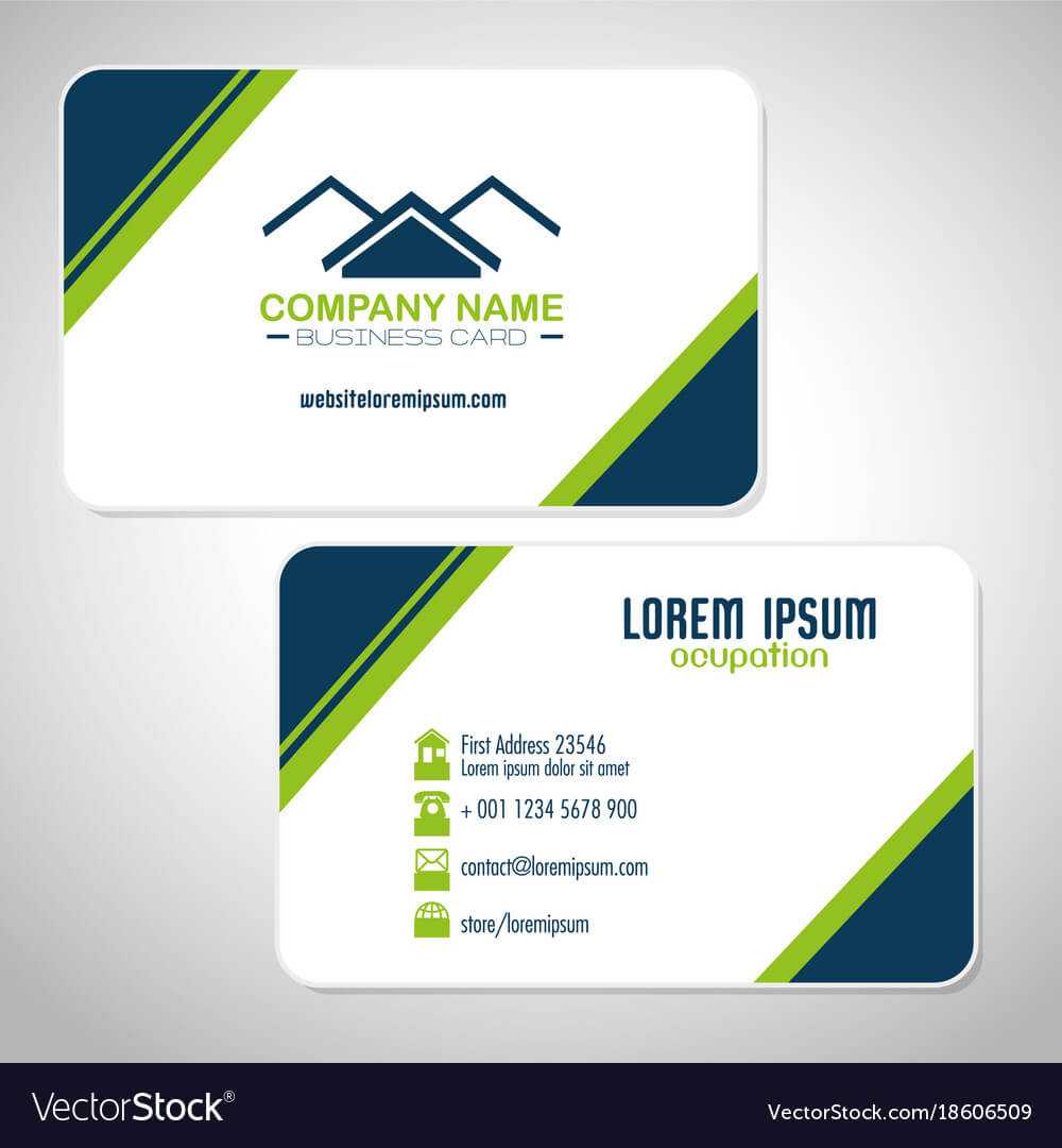 Creative Corporate Business Card Templates Regarding Company Business Cards Templates