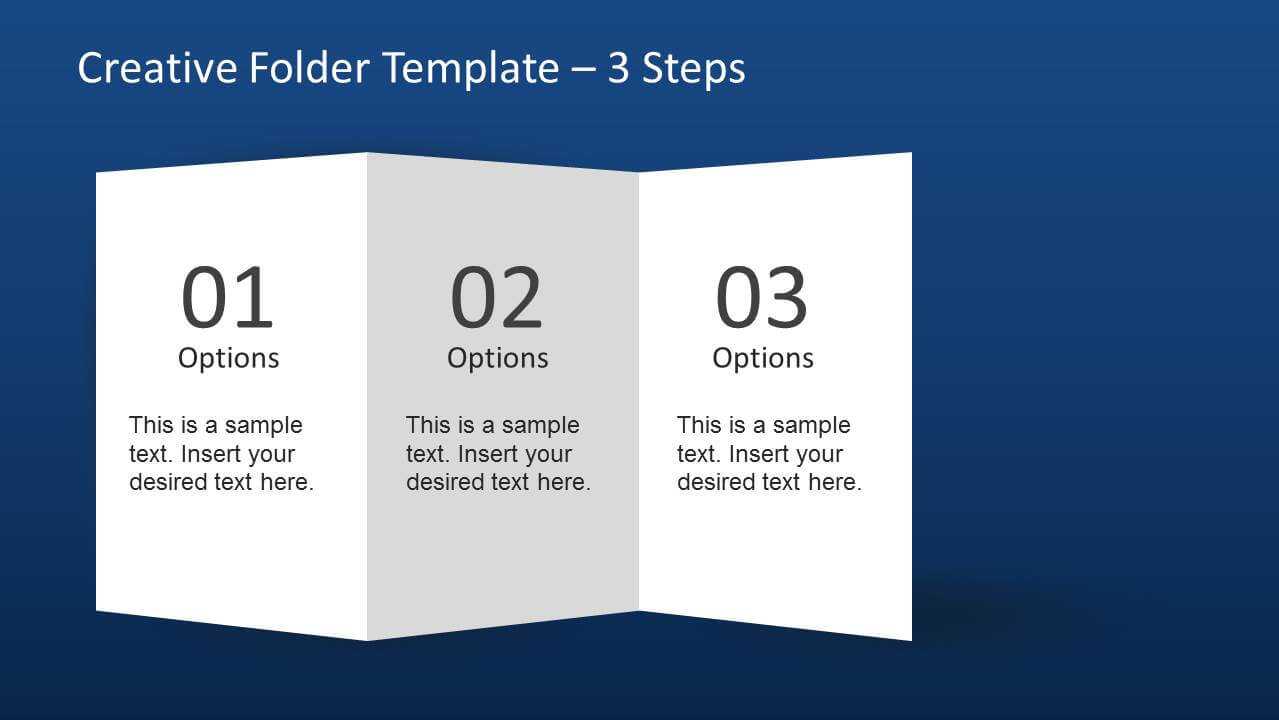 Creative Folder Template Layout For Powerpoint In Brochure 4 Fold Template