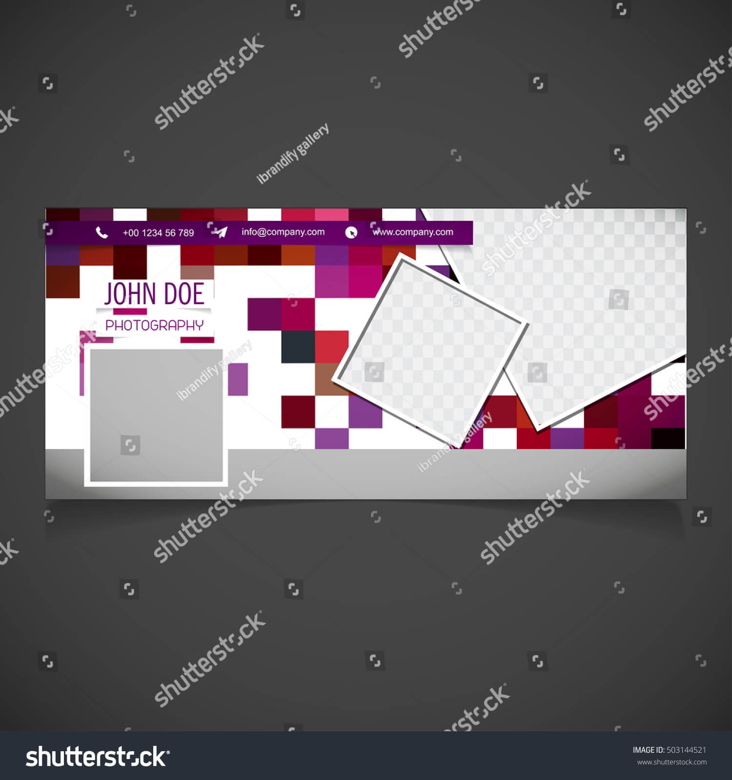 Creative Photography Banner Template Place Image Stock Regarding Photography Banner Template