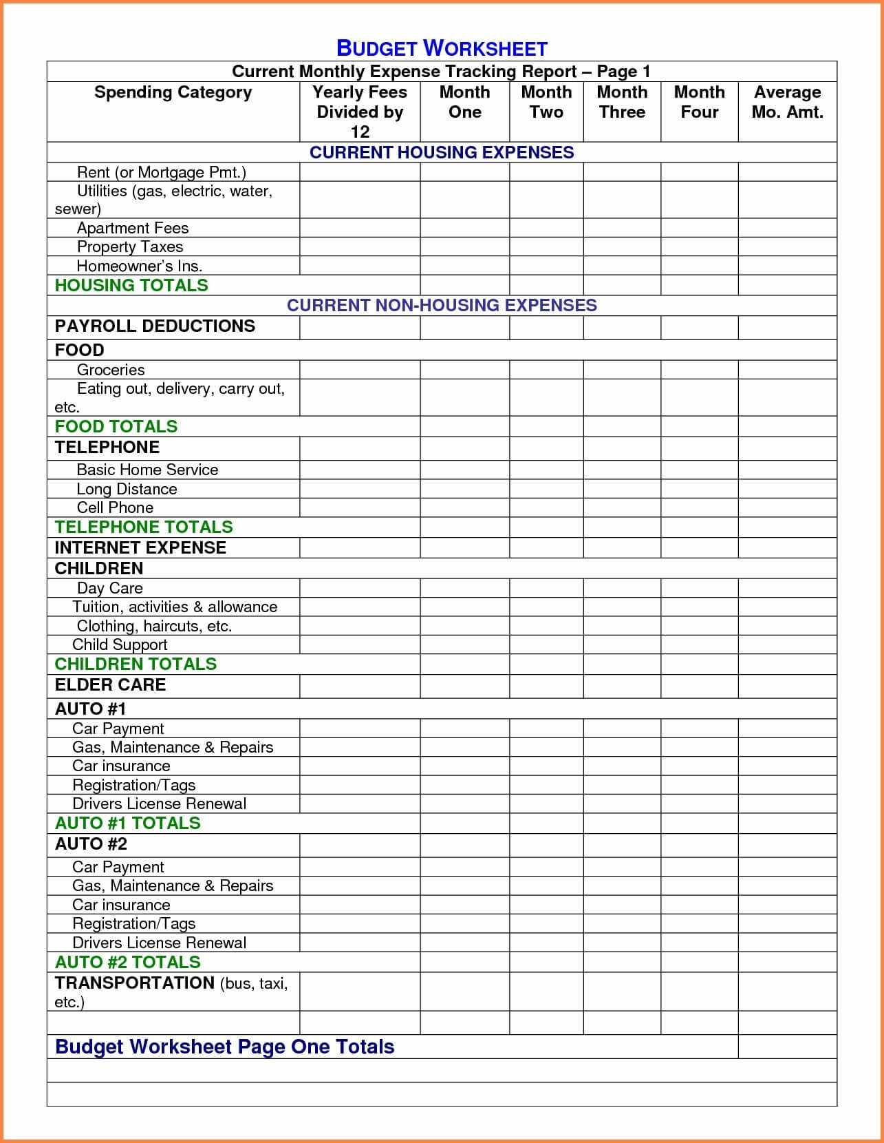 Credit Card Budget Spreadsheet Template Snowball Payoff In Credit Card Payment Spreadsheet Template