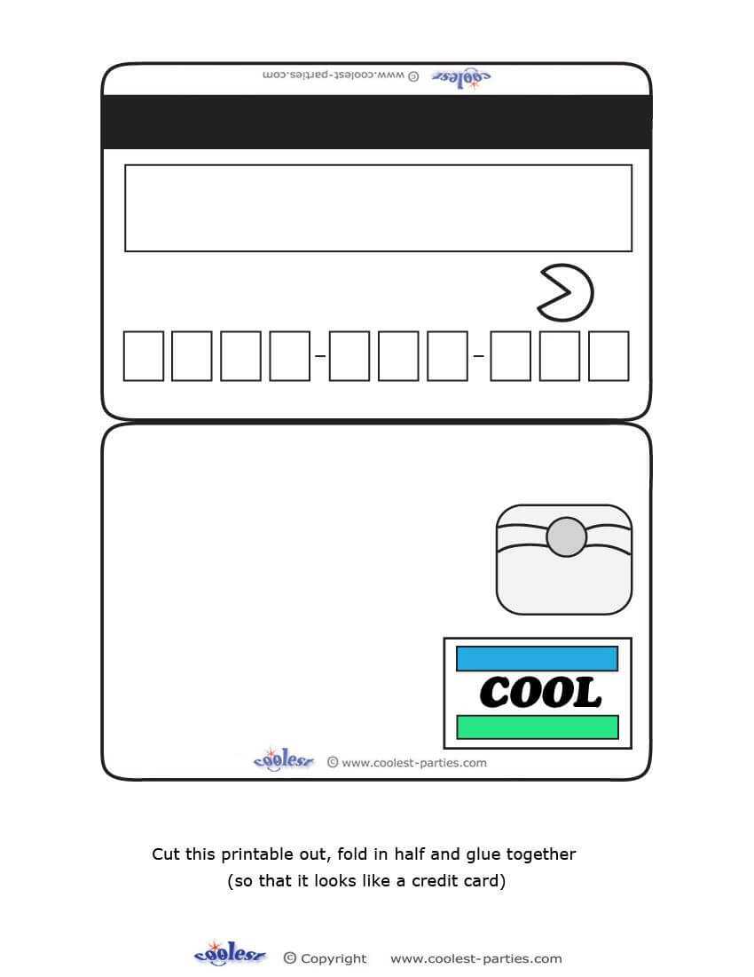 Credit Card Template For Kids – Cumed With Regard To Credit Card Template For Kids