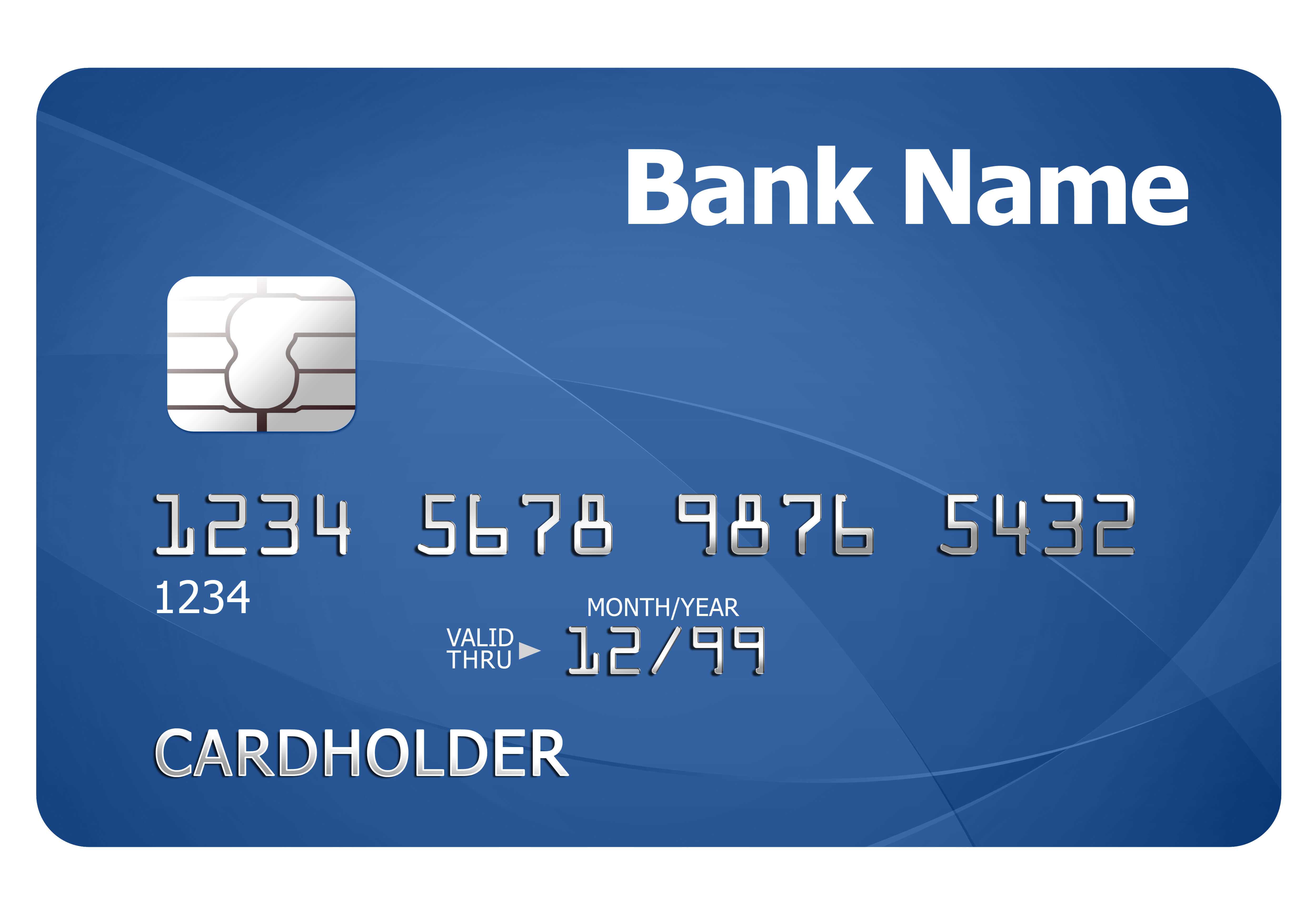 Credit Card Template | Psdgraphics Regarding Credit Card Size Template For Word