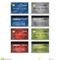 Credit Or Debet Cards Design Set Stock Vector - Illustration throughout Credit Card Templates For Sale