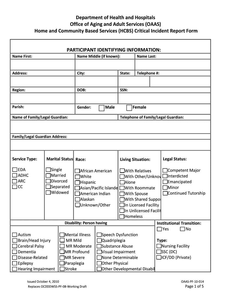 Critical Incident Report Template – Fill Online, Printable Regarding Serious Incident Report Template