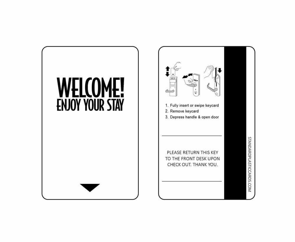 Custom & Generic Magnetic Key Cards | Custom Hotel Key Cards Within Hotel Key Card Template