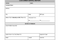 Customer Service Report Template – Excel Word Templates throughout Customer Contact Report Template