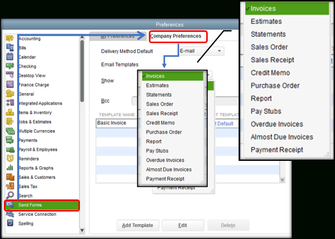 Customise Email Templates In Quickbooks - Quickbooks Community Within Quick Book Reports Templates