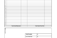 Daily Cash Sheet Template | Daily Report Template regarding Daily Report Sheet Template