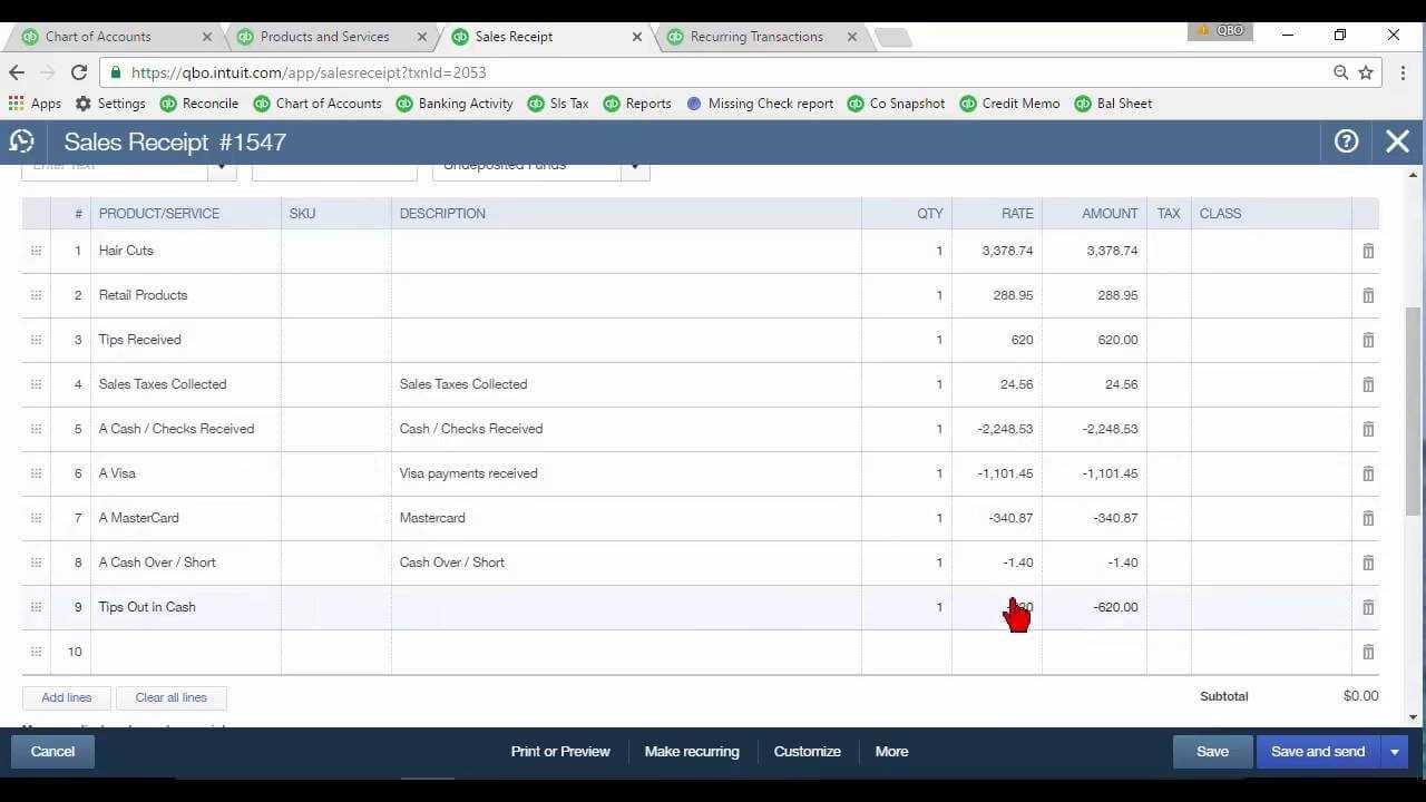 Daily Sales Summary In Quickbooks Online With Regard To Quick Book Reports Templates