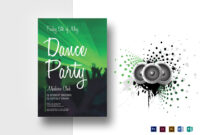 Dance Party Flyer Template for Dance Flyer Template Word