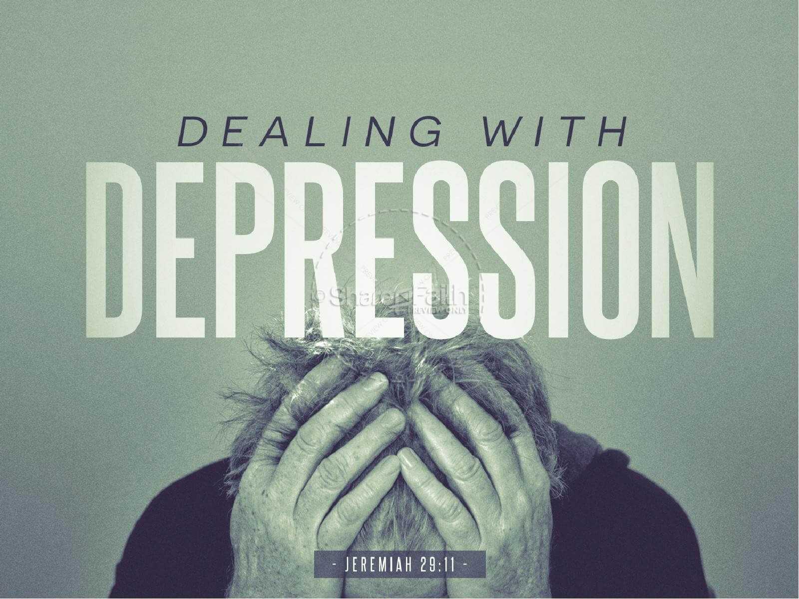 Dealing With Depression Christian Powerpoint | Powerpoint Throughout Depression Powerpoint Template