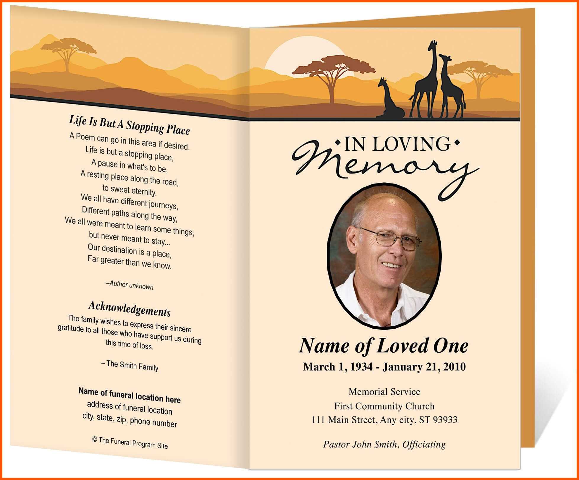 Sample Obituary For Father Pdf