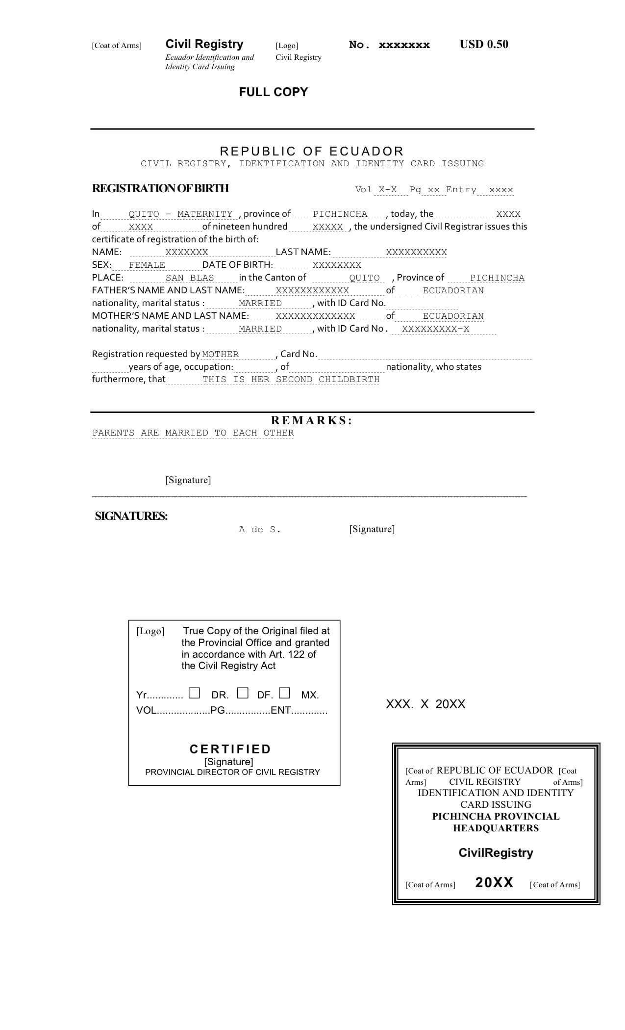 Death Certificate Translation From Spanish To English Sample Within Marriage Certificate Translation From Spanish To English Template