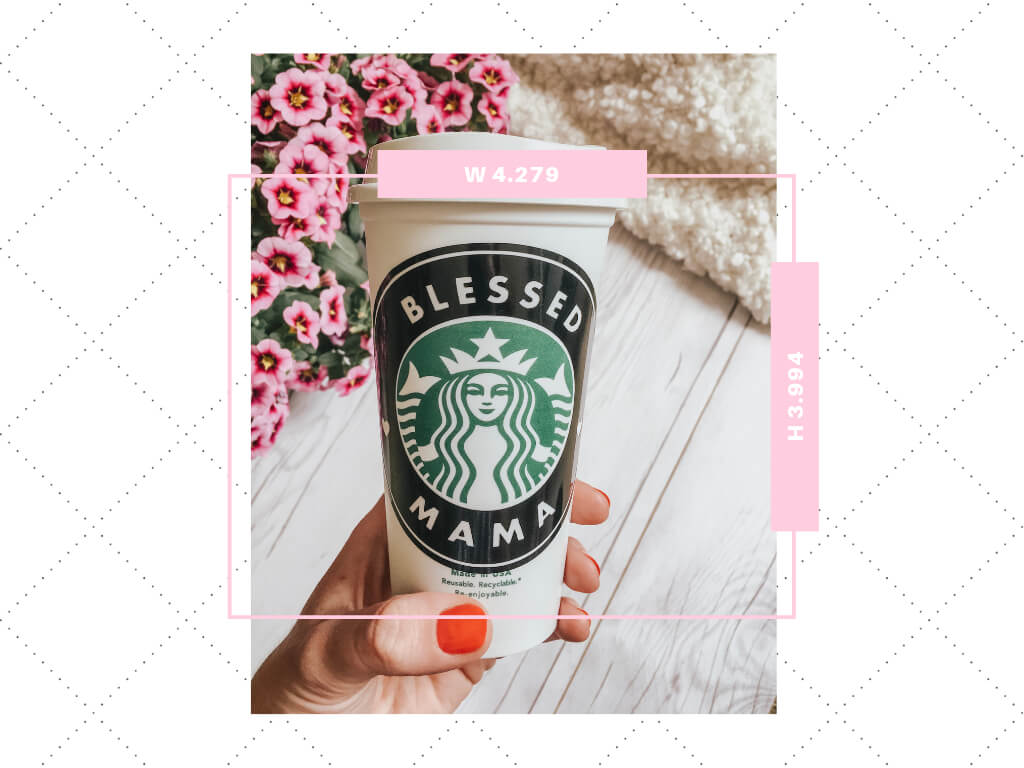 Decal Size Guide For Starbucks Cold And Hot Cups | Starbucks Regarding Starbucks Create Your Own Tumbler Blank Template