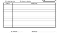 Delivery Receipt Template - Fill Online, Printable, Fillable intended for Proof Of Delivery Template Word