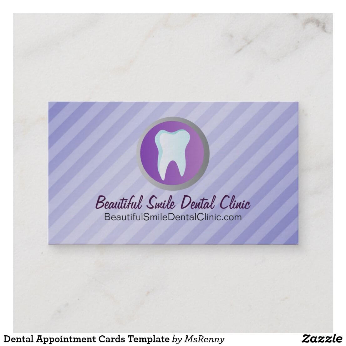 Dental Appointment Cards Template | Zazzle | Business With Regard To Dentist Appointment Card Template