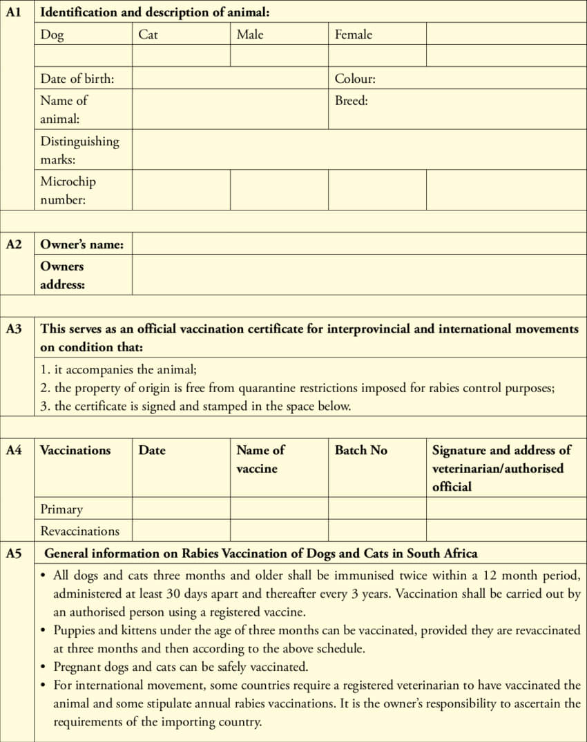 Dentity, Rabies Vaccination And Movement Certificate For For Rabies Vaccine Certificate Template