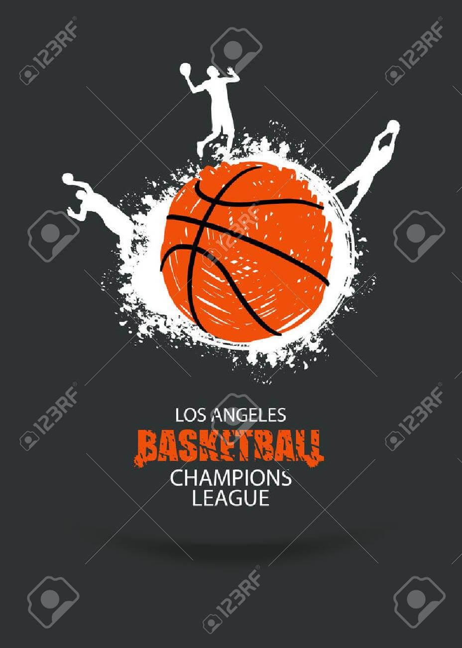 Design For The Basketball Championship. Banner, Flyer Template.. Within Sports Banner Templates