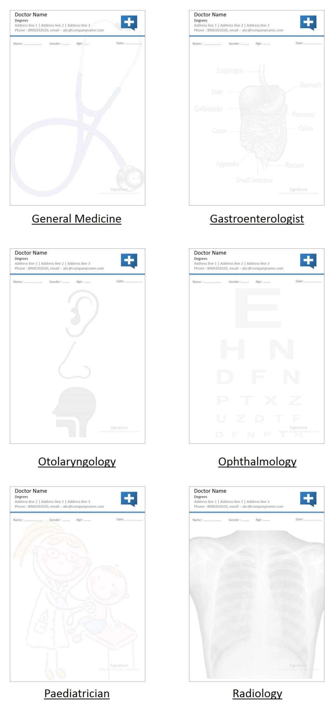 Designs For Medical Prescription Template | Medical For Blank Prescription Form Template